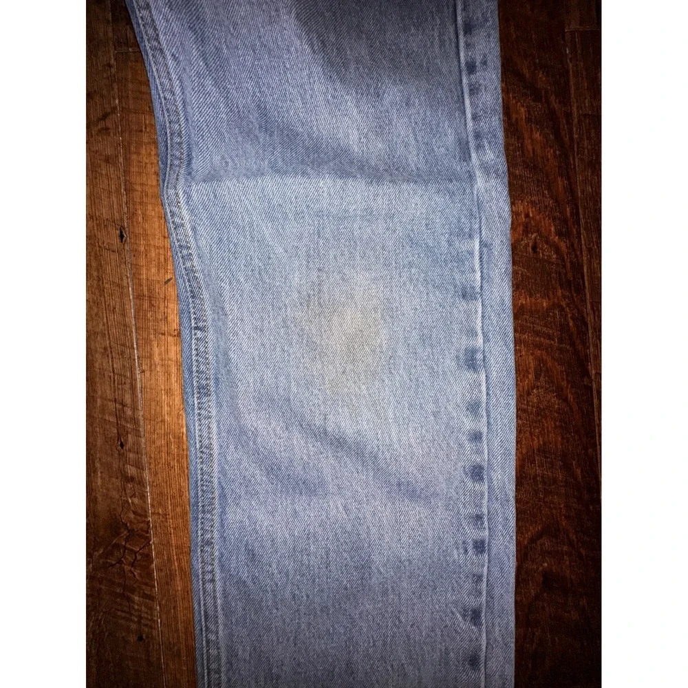 Levis 505 Regular Fit Straight Leg Jeans Light Wash Blue W30 L32 00505-4834